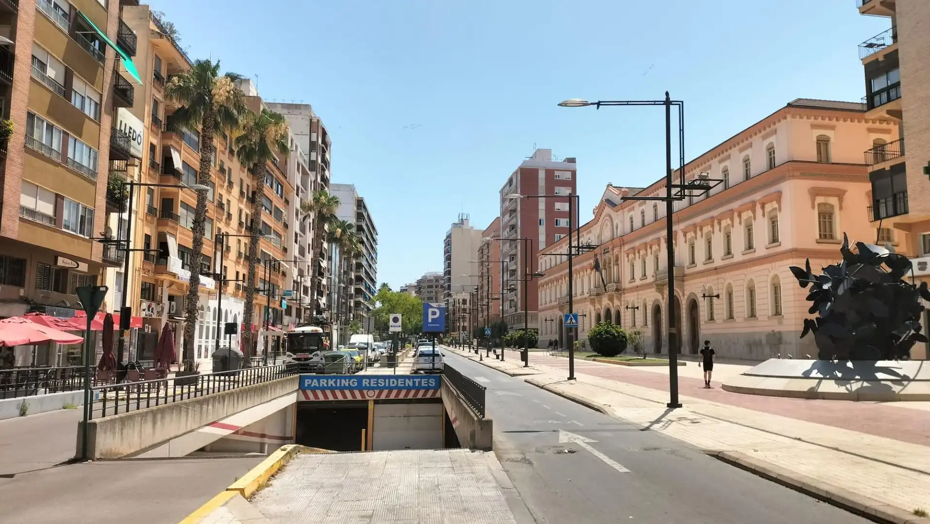Vista exterior de Garatge en venda en Centro