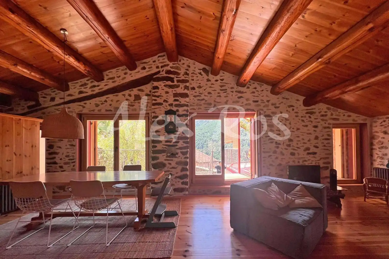 Sala de estar de Casa o chalet en venta en Arsèguel con Jardín privado y Terraza