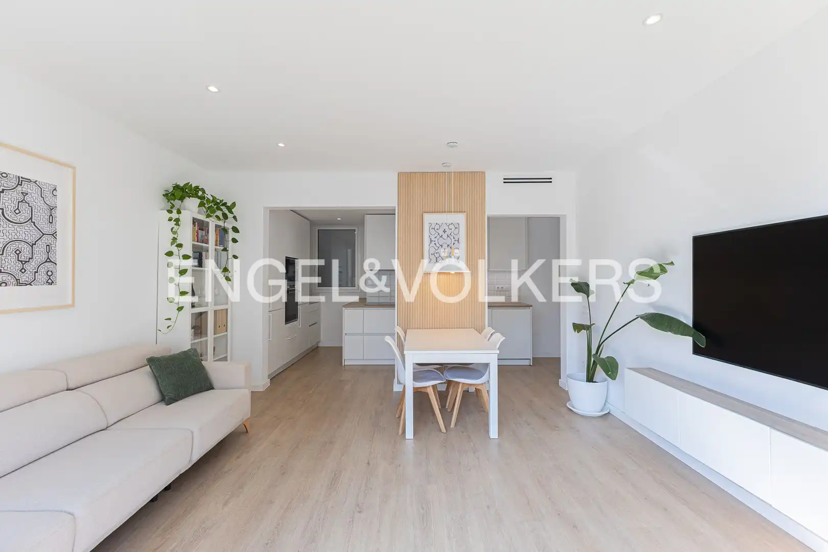 Sala de estar de Piso en venta en Barcelona con Aire acondicionado, Calefacción y Parquet