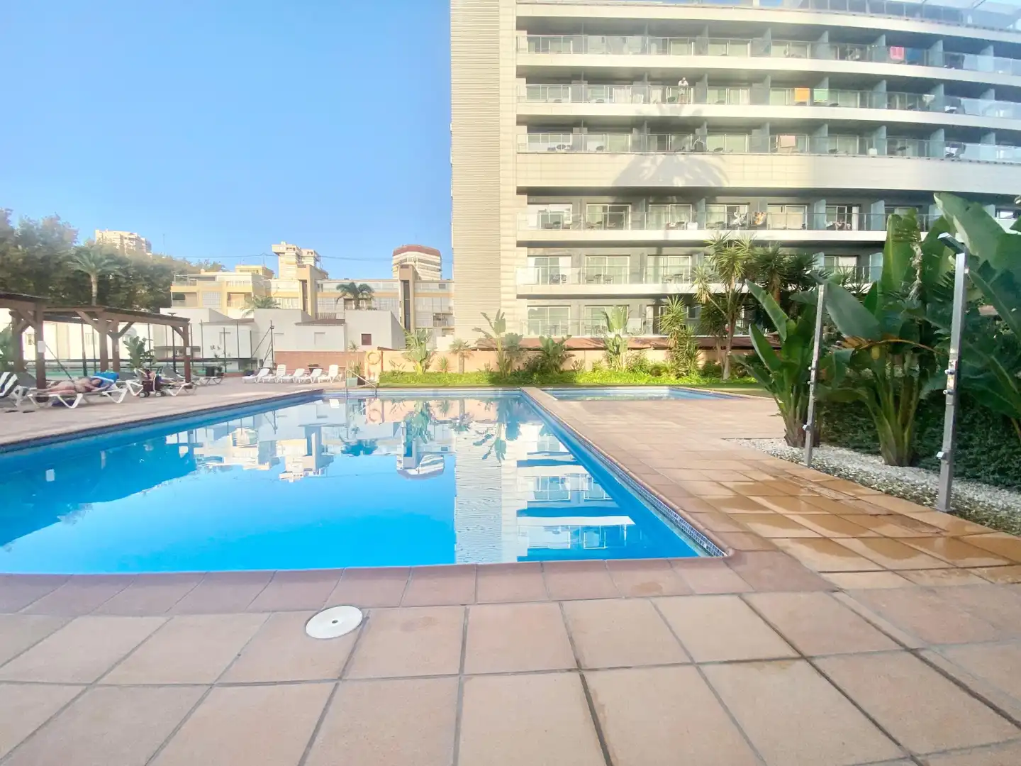 Swimming pool of Apartments for rent in Benidorm  with Heating, Swimming Pool and Furnished