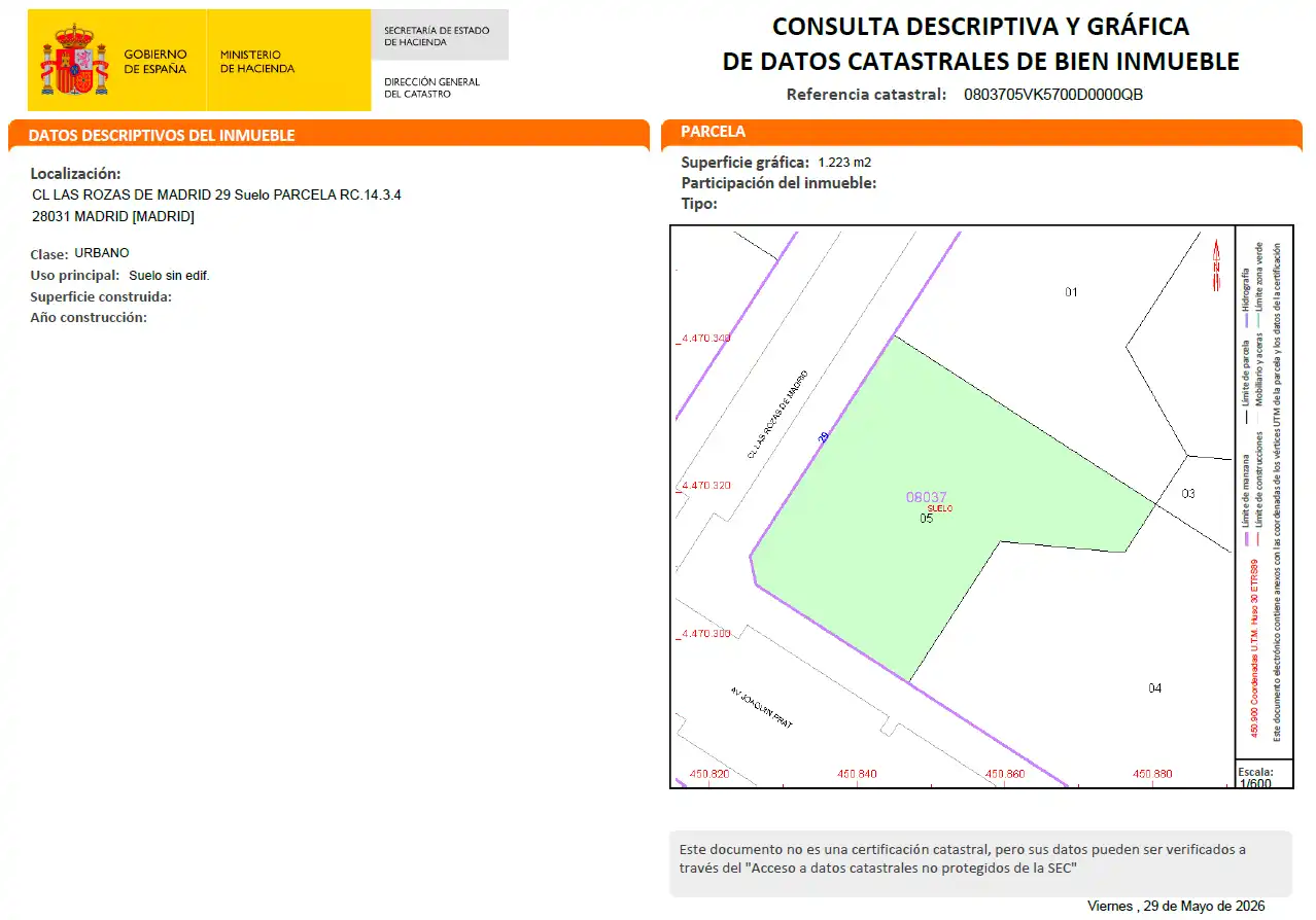 Residencial en venda en Madrid