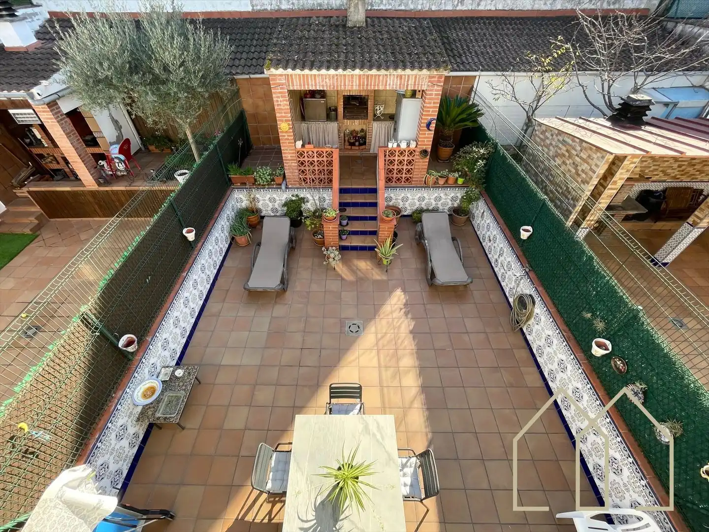 Terraza de Casa adosada en venta en Caldes de Malavella con Aire acondicionado, Calefacción y Terraza