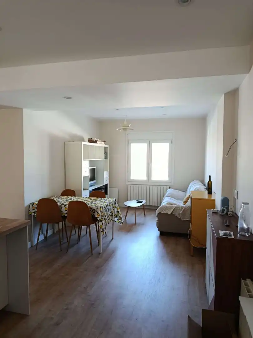 Sala de estar de Apartamento para compartir en  Zaragoza Capital con Aire acondicionado, Calefacción y Terraza