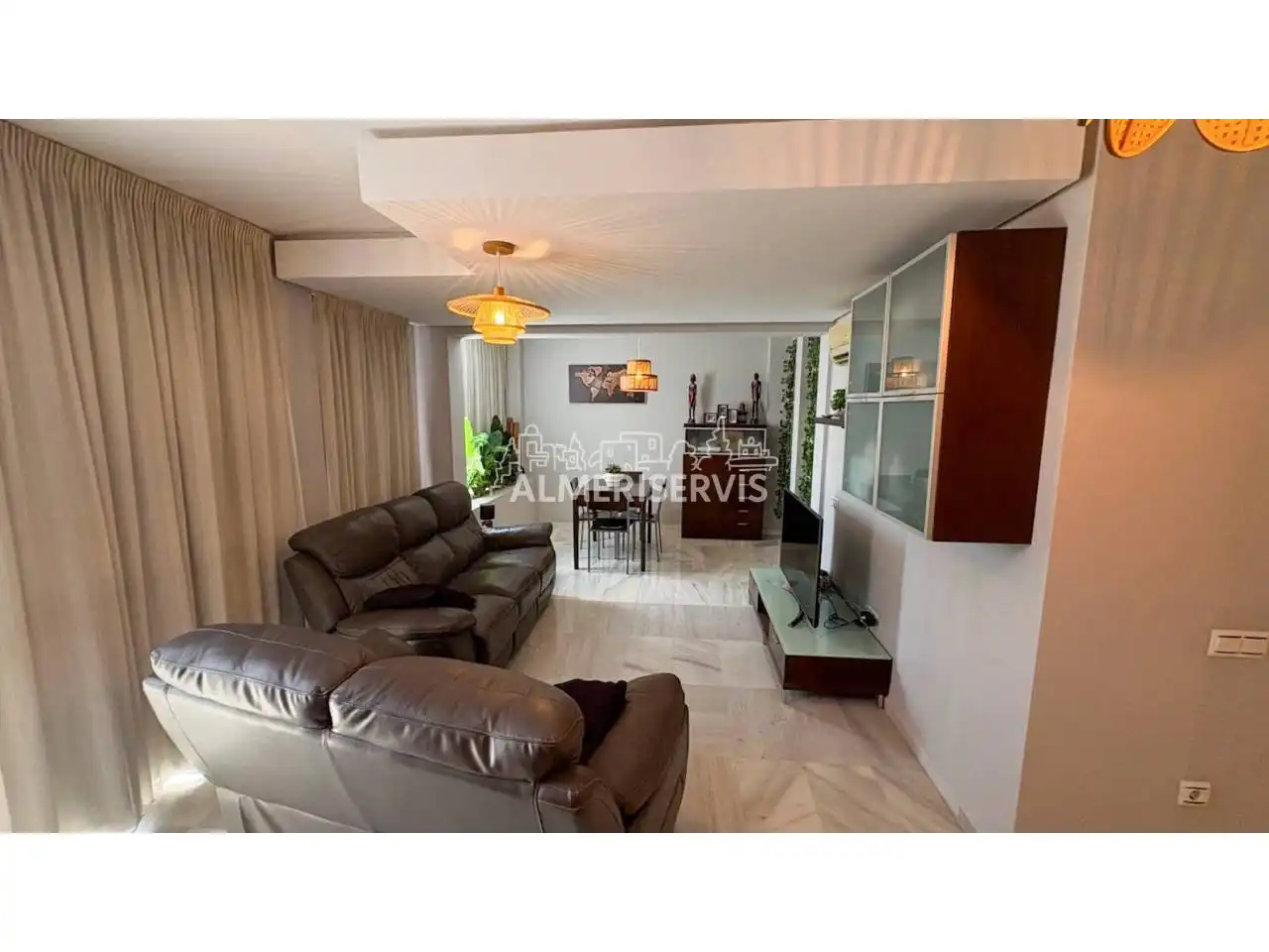 Wohnzimmer von Maisonette zum Verkauf in El Ejido mit Klimaanlage, Balkon und Gemeinschaftspool