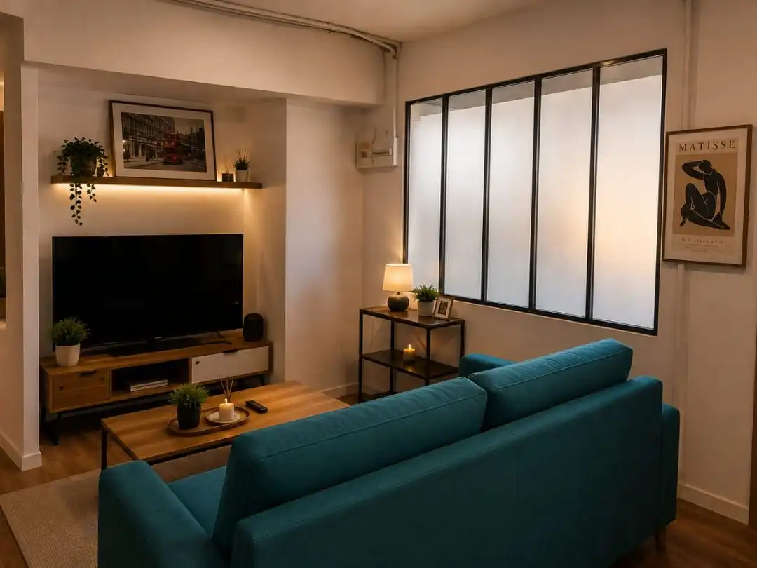Wohnzimmer von Büro zur Miete in Barcelona mit Klimaanlage, Heizung und Terrasse