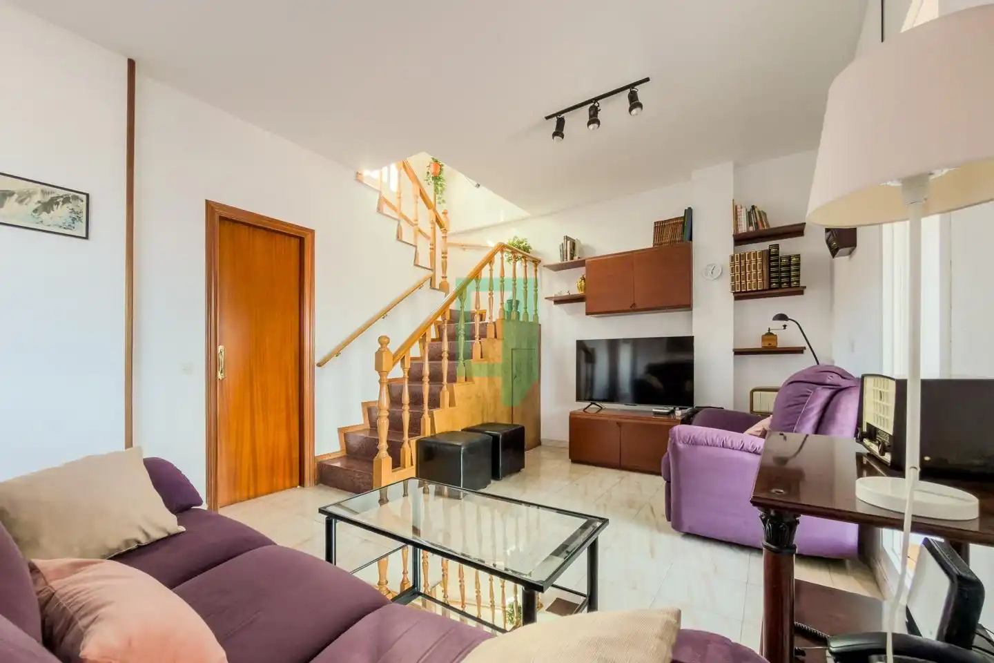 Wohnzimmer von Maisonette zum Verkauf in Badalona mit Heizung und Terrasse