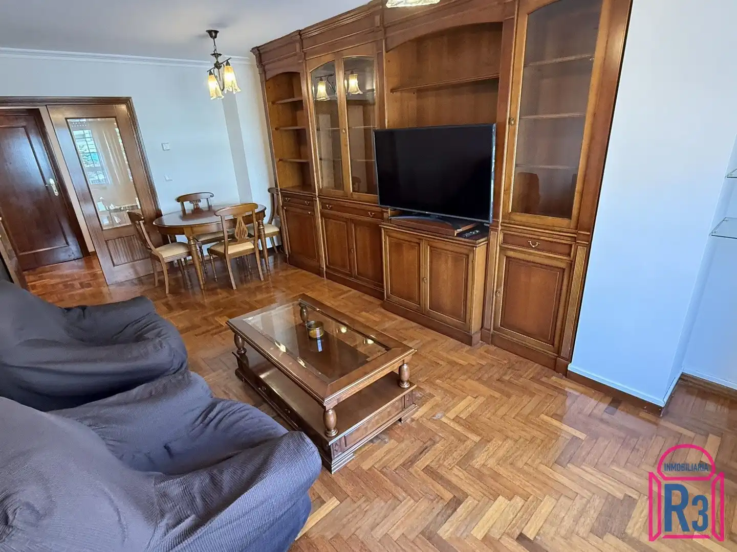 Wohnzimmer von Wohnung zur Miete in León Capital  mit Heizung, Terrasse und Möbliert