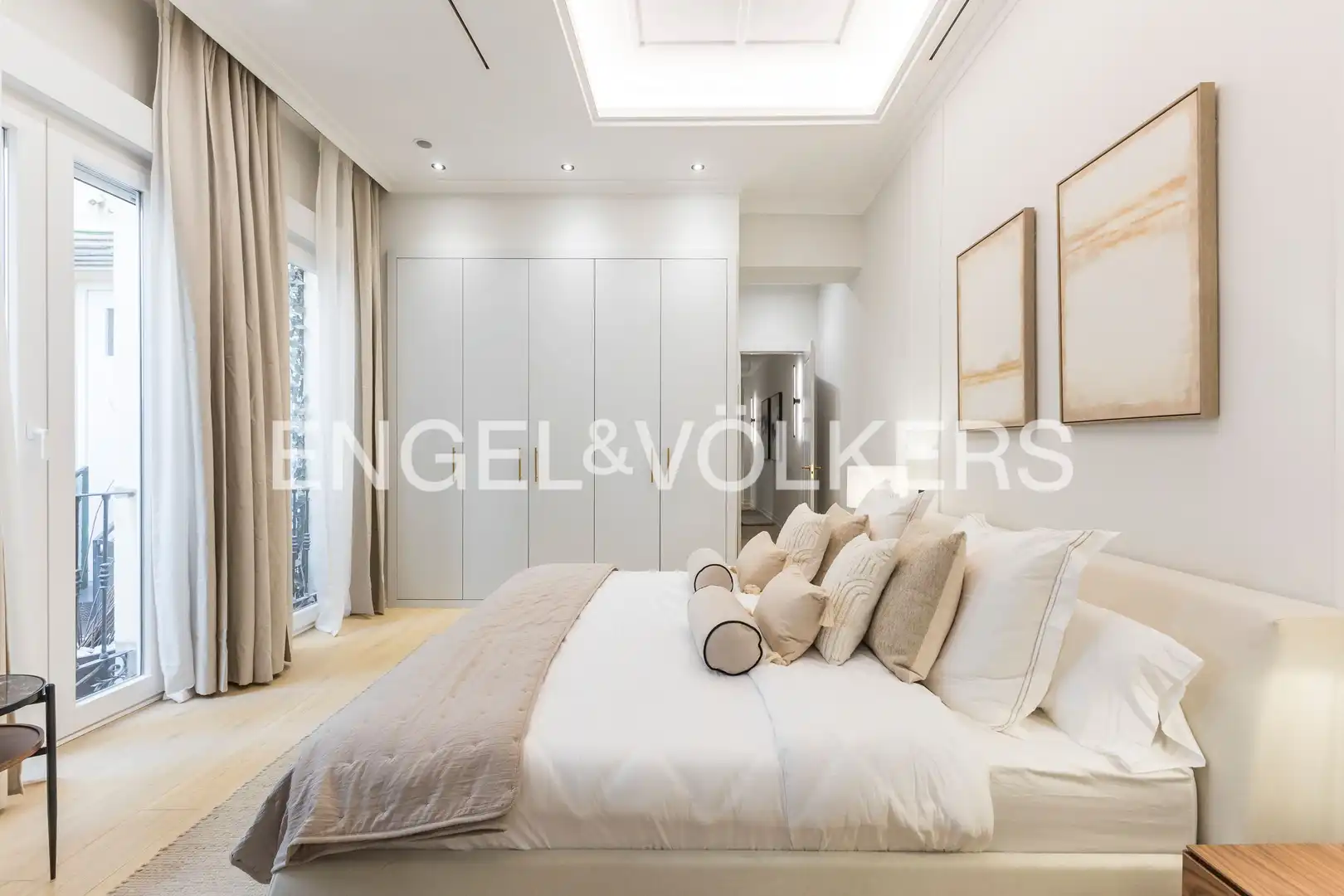 Schlafzimmer von Wohnung zum Verkauf in Madrid mit Klimaanlage, Heizung und Möbliert