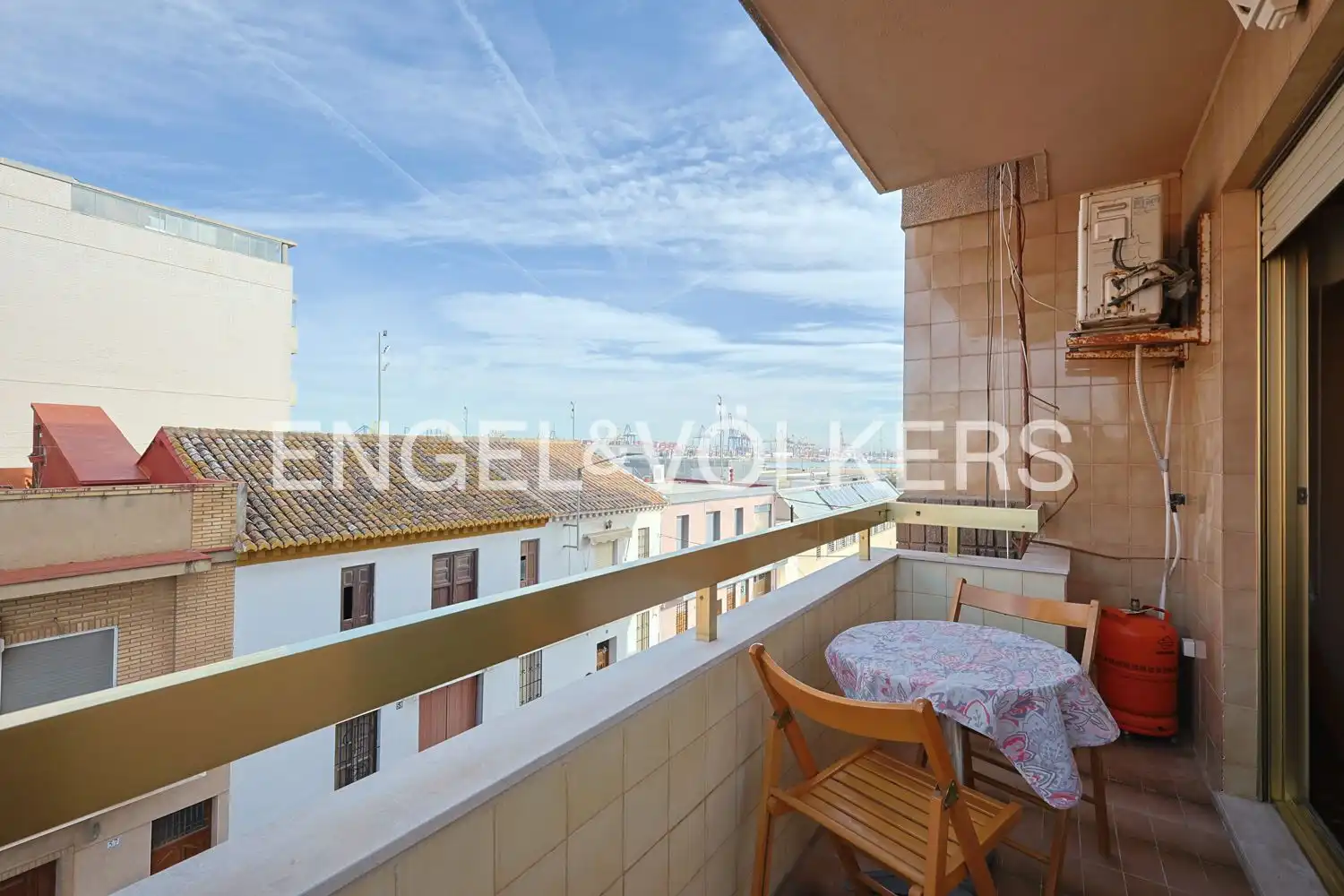 Terrasse von Wohnung zur Miete in Valencia mit Klimaanlage, Heizung und Möbliert