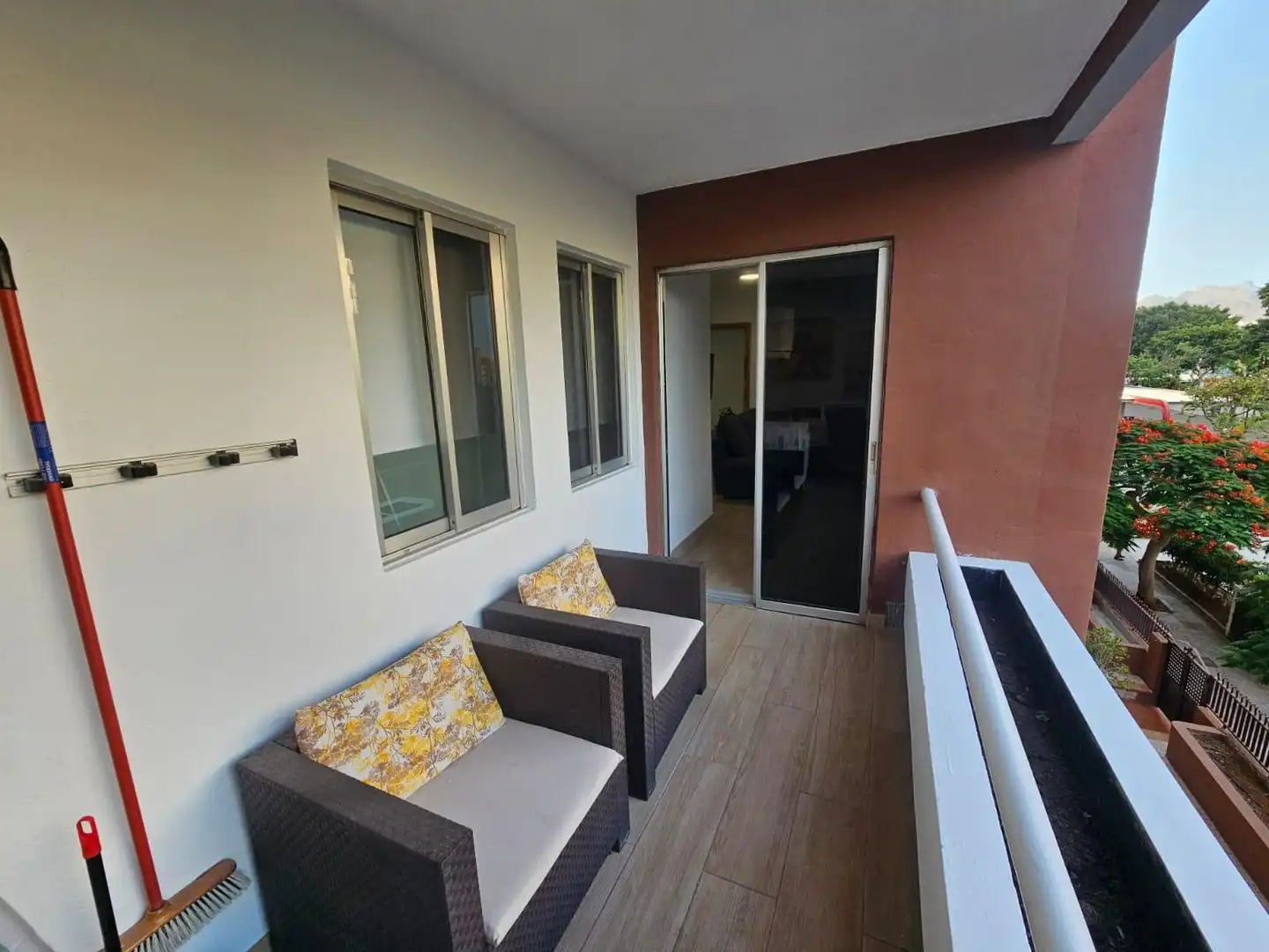 Balcony of Flat for rent in Santa Cruz de Tenerife  with Terrace, Furnished and Community pool