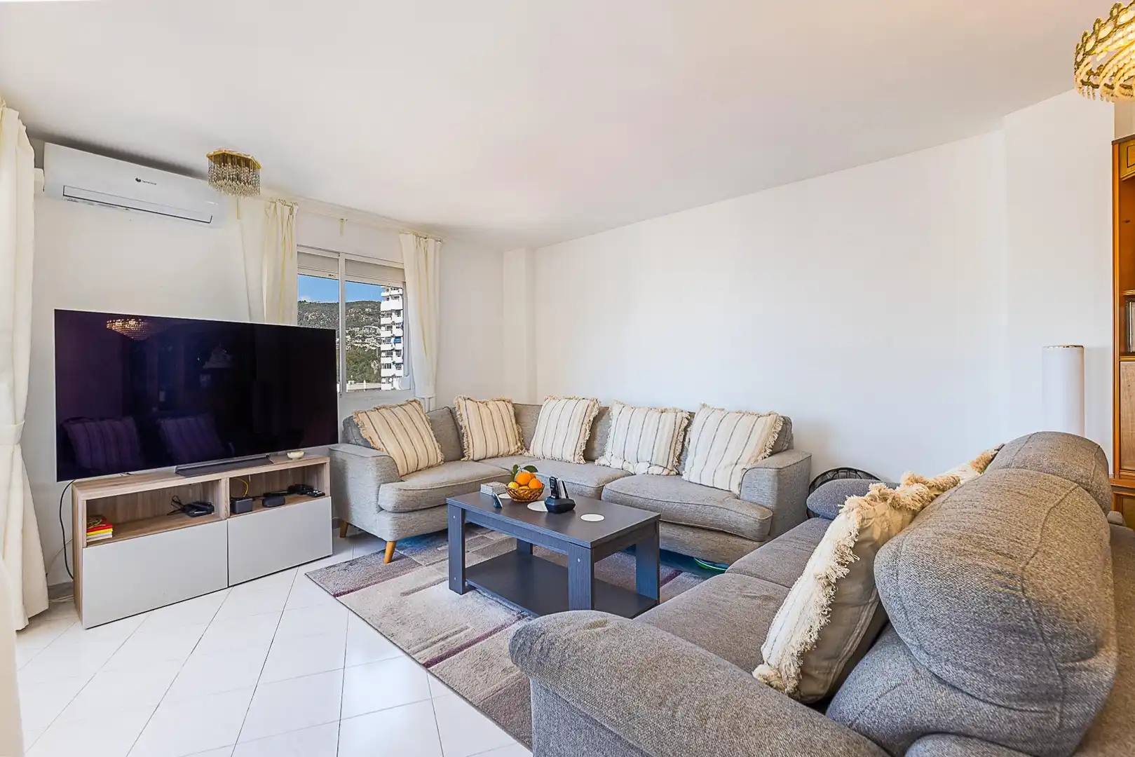 Sala d'estar de Apartament en venda en  Palma de Mallorca amb Calefacció, Terrassa i Balcó