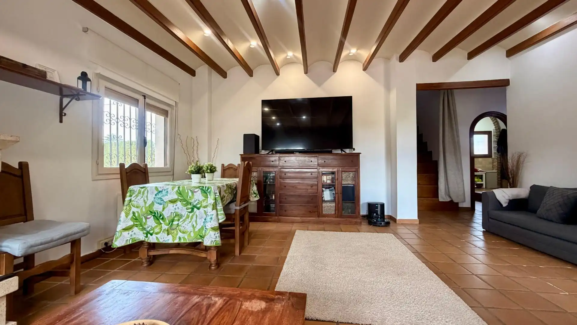 Living room of Houses for sale in Elche / Elx  with Air Conditioner, Private garden and Terrace