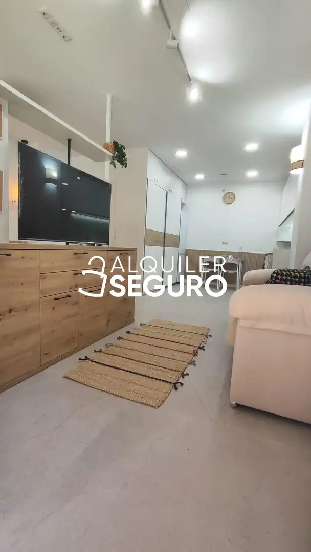 Sala de estar de Estudio de alquiler en Alfafar con Aire acondicionado, Calefacción y Amueblado