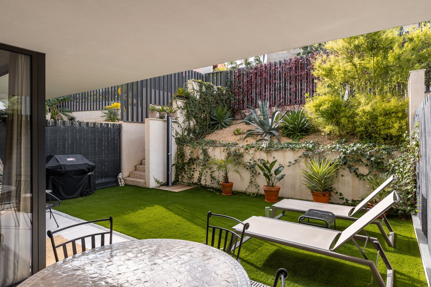 Terraza de Apartamento en venta en  Palma de Mallorca con Jardín privado y Piscina comunitaria