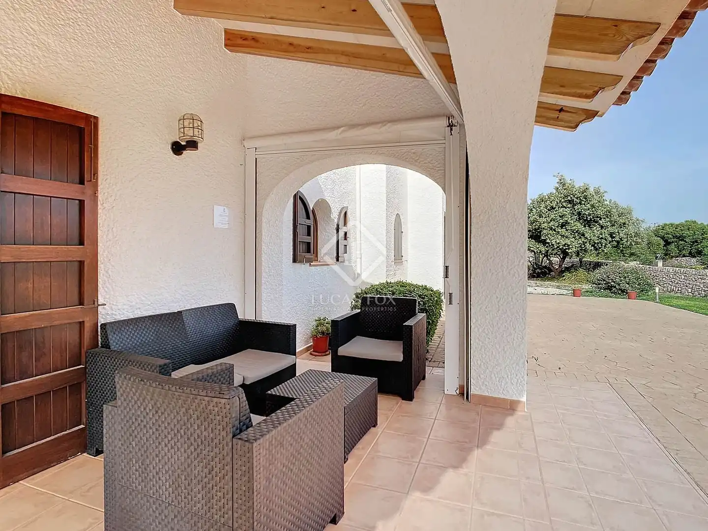 Terrasse von Country house zum Verkauf in Ciutadella de Menorca mit Klimaanlage, Heizung und Privatgarten