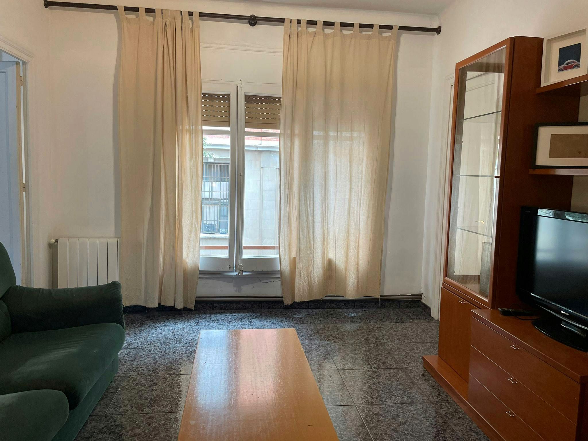 Living room of Flat for rent in  Barcelona Capital  with Heating, Furnished and Washing machine