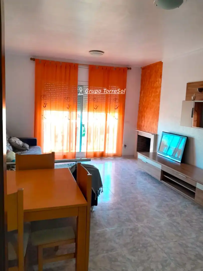 Sala de estar de Ático en venta en Creixell con Calefacción y Terraza