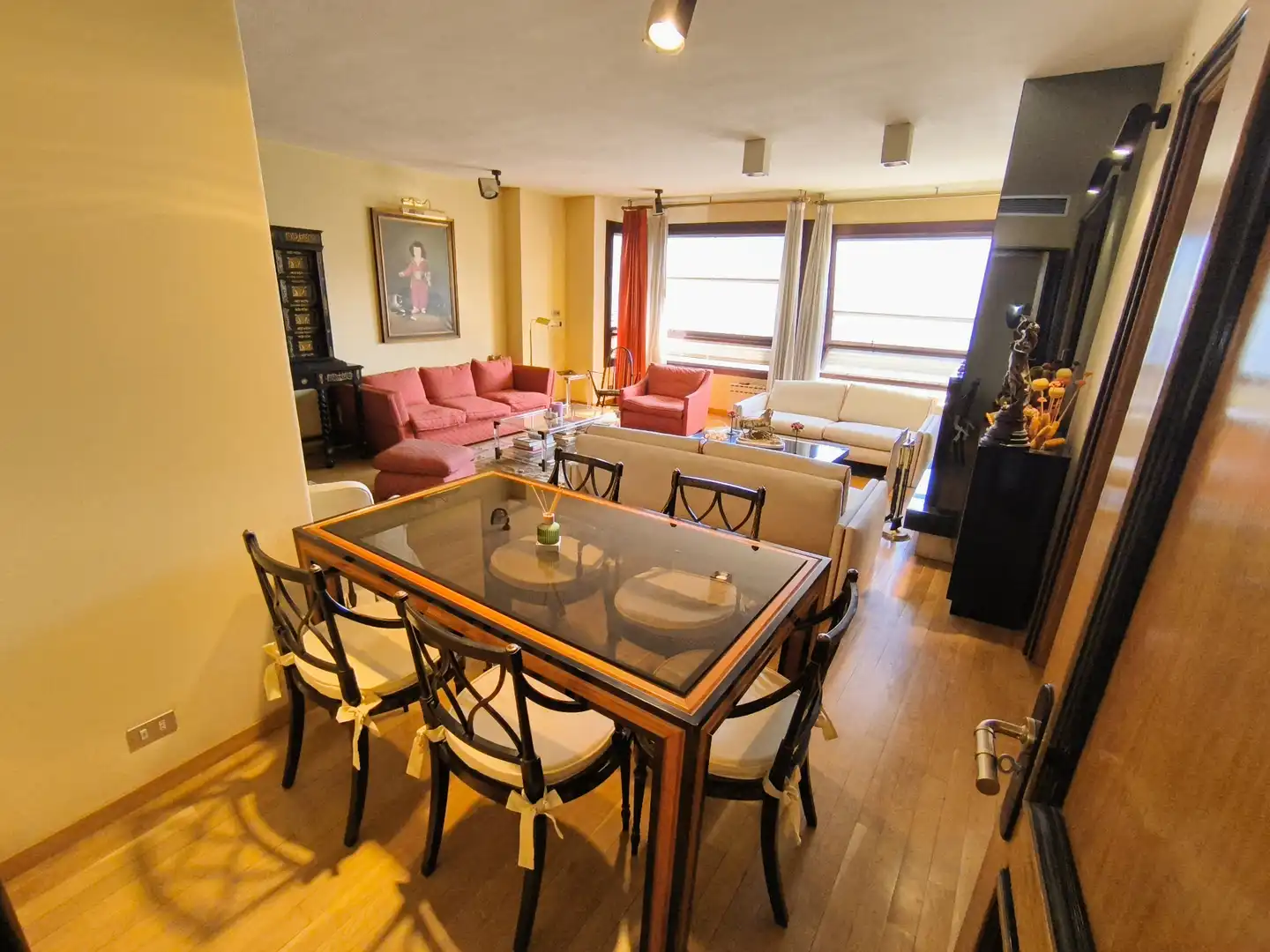 Wohnzimmer von Wohnung zum Verkauf in Palencia mit Klimaanlage, Heizung und Parkett