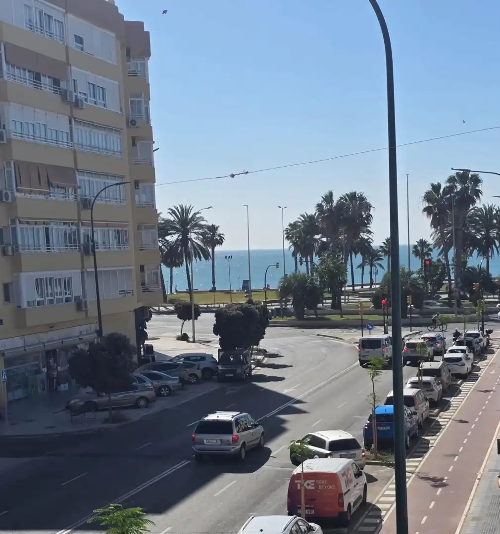 Exterior view of Flat for sale in Málaga  with Terrace, Storage room and Furnished