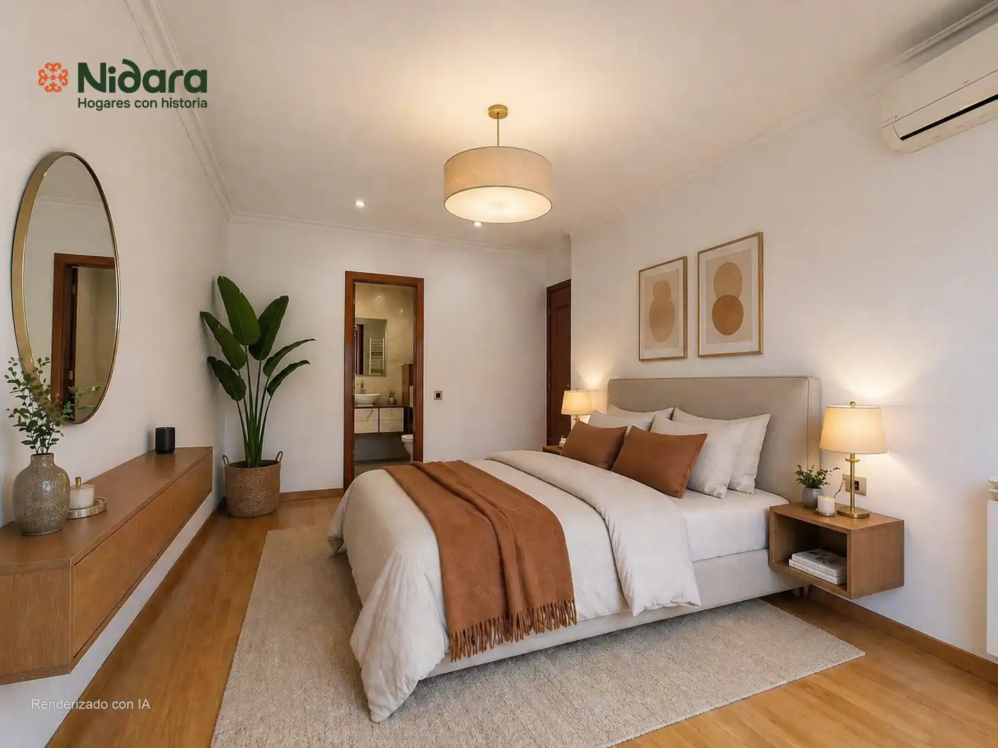 Bedroom of Flat for sale in Mollet del Vallès  with Air Conditioner, Heating and Parquet flooring
