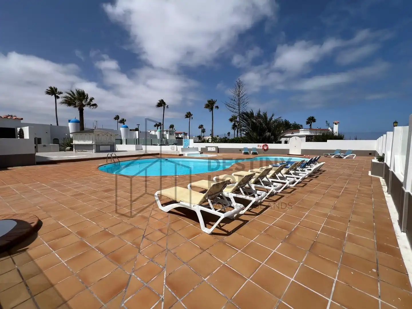 Piscina de Casa adosada en venda en La Oliva amb Terrassa i Piscina comunitària