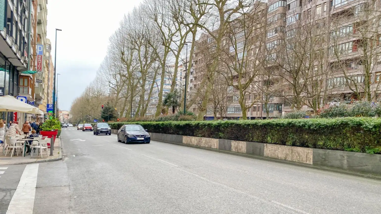 Vista exterior de Pis de lloguer en Santander amb Calefacció, Parquet i Moblat