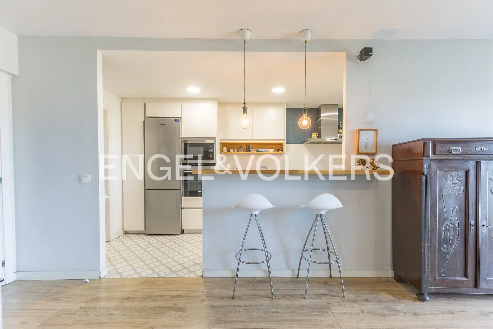 Cocina de Ático en venta en Sant Joan Despí con Aire acondicionado, Calefacción y Parquet