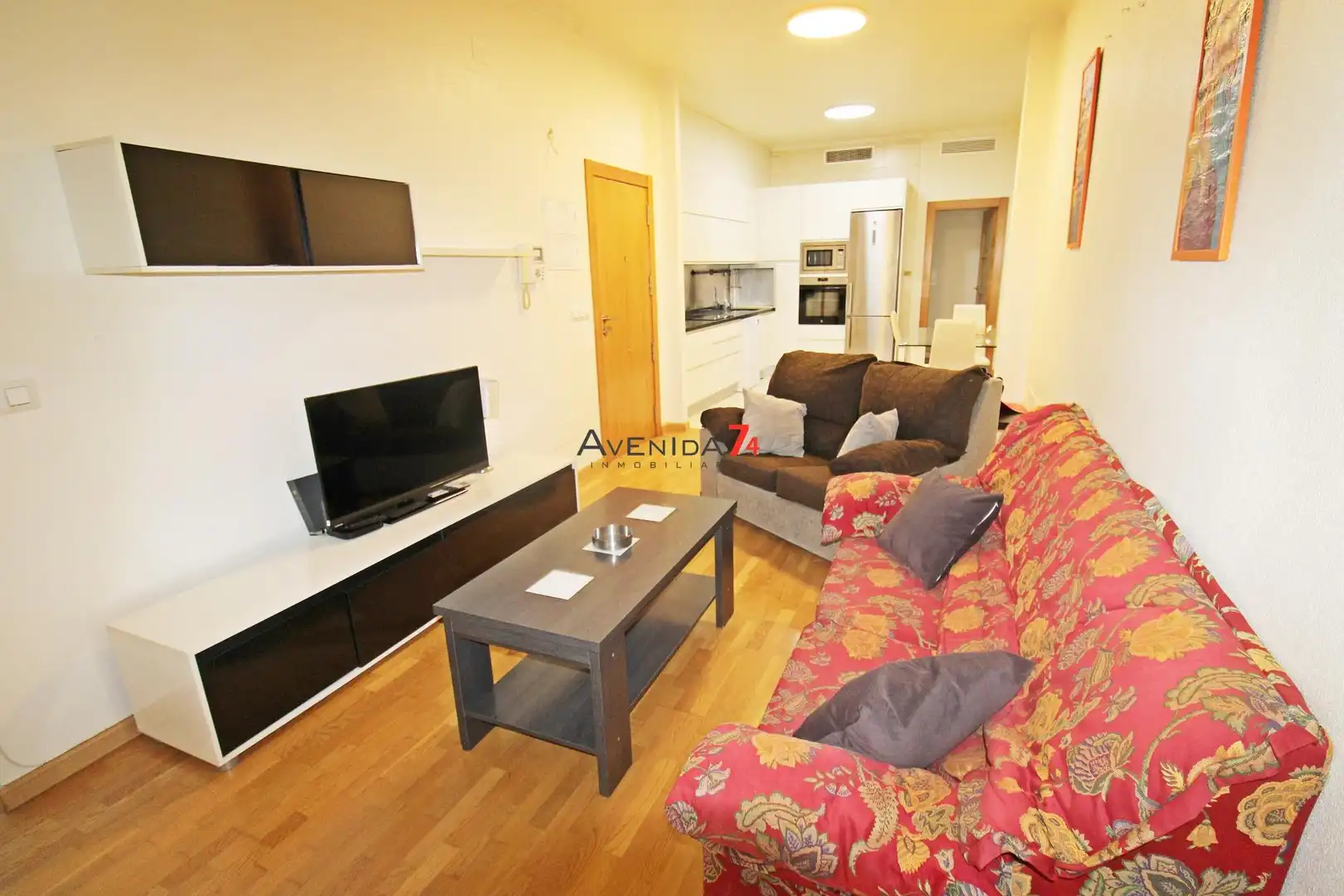 Sala d'estar de Apartament en venda en Lorca amb Aire condicionat, Terrassa i Moblat