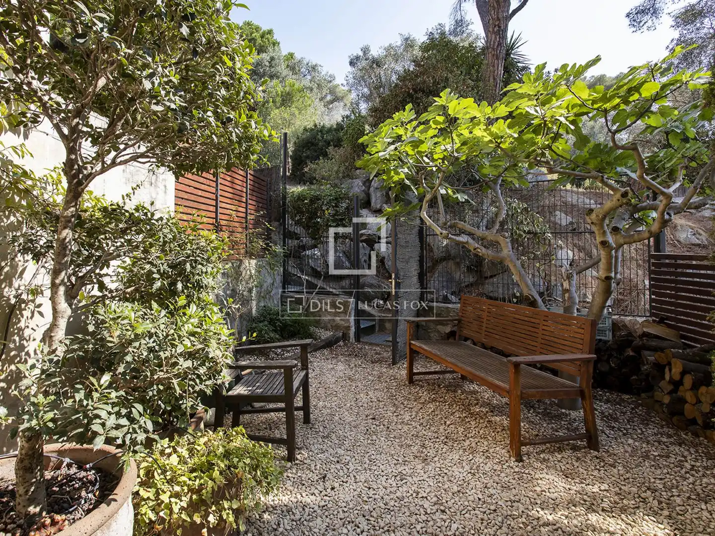 Garden of Houses for rent in Barcelona  with Air Conditioner, Heating and Private garden