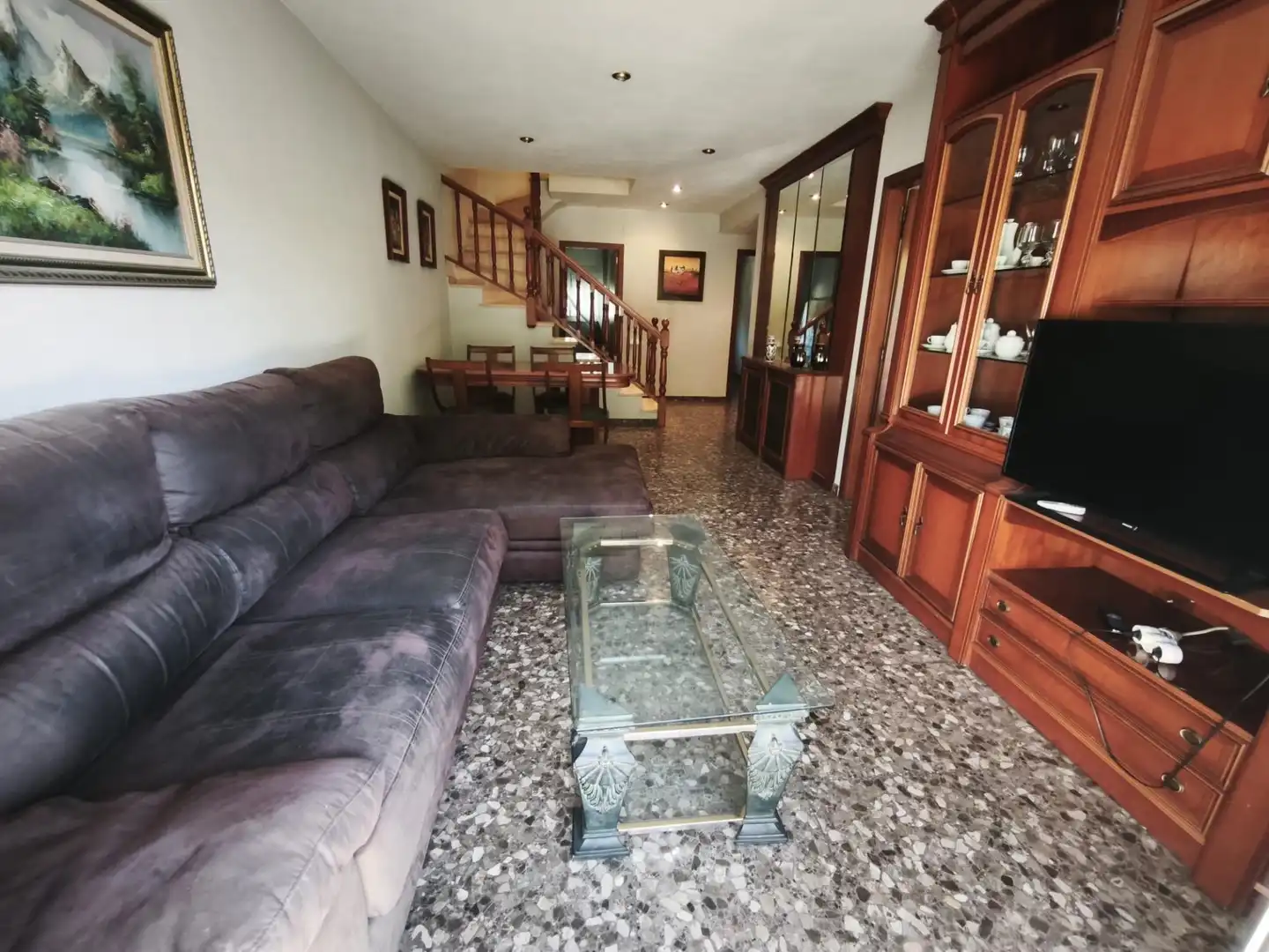 Sala de estar de Dúplex en venta en Montcada i Reixac con Calefacción y Terraza