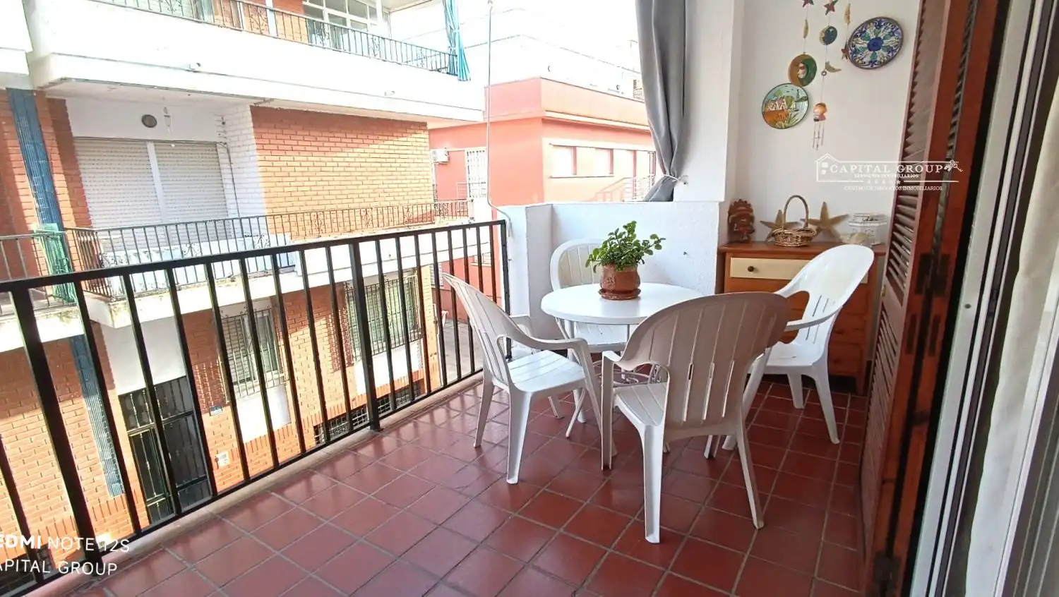 Terraza de Piso de alquiler en Punta Umbría con Aire acondicionado, Terraza y Amueblado