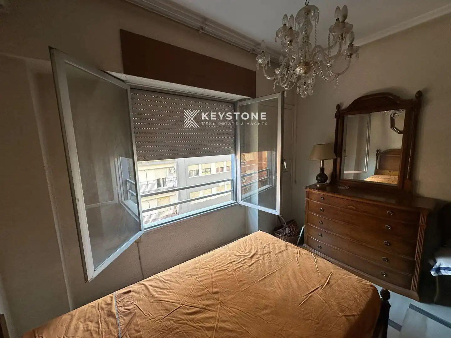 Bedroom of Flat for sale in Alicante / Alacant  with Heating, Terrace and Furnished