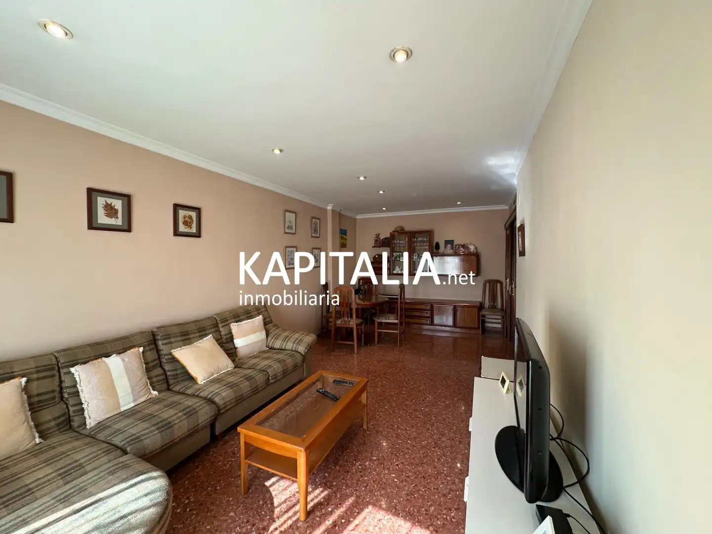 Sala d'estar de Pis de lloguer en Xàtiva amb Aire condicionat, Moblat i Balcó
