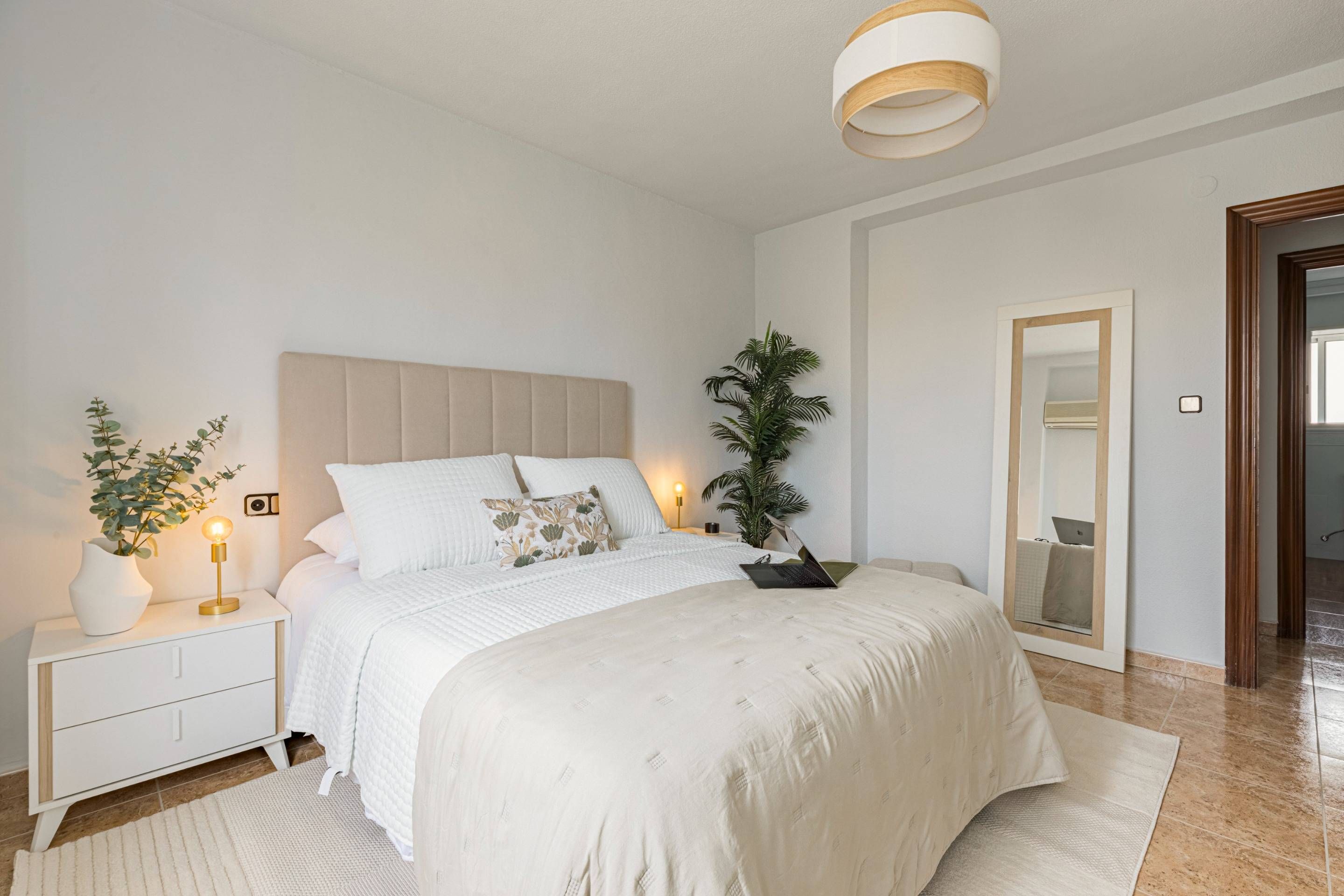 Bedroom of Flat for sale in  Murcia Capital  with Air Conditioner and Balcony