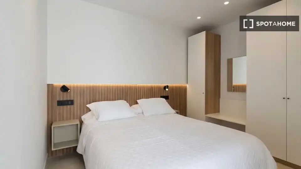 Dormitori de Apartament per a compartir en Molina de Segura amb Aire condicionat, Terrassa i Moblat