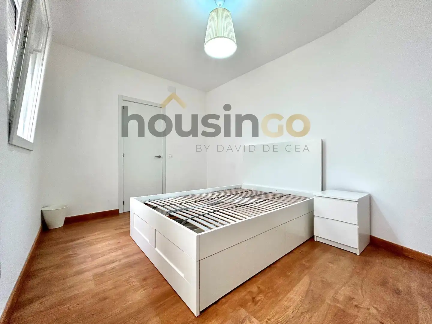 Schlafzimmer von Wohnung zur Miete in Madrid mit Klimaanlage, Heizung und Möbliert