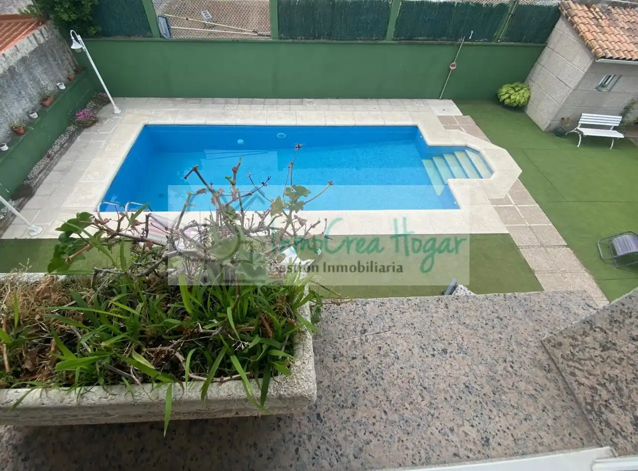Swimming pool of Houses for sale in Mos  with Heating, Private garden and Storage room