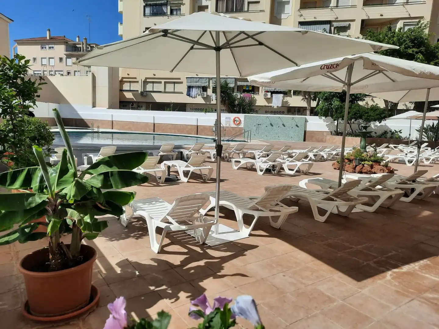 Terrassa de Estudi de lloguer en Torremolinos amb Aire condicionat, Calefacció i Terrassa