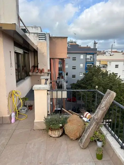 Terrasse von Dachboden zum Verkauf in Mataró mit Klimaanlage, Heizung und Terrasse