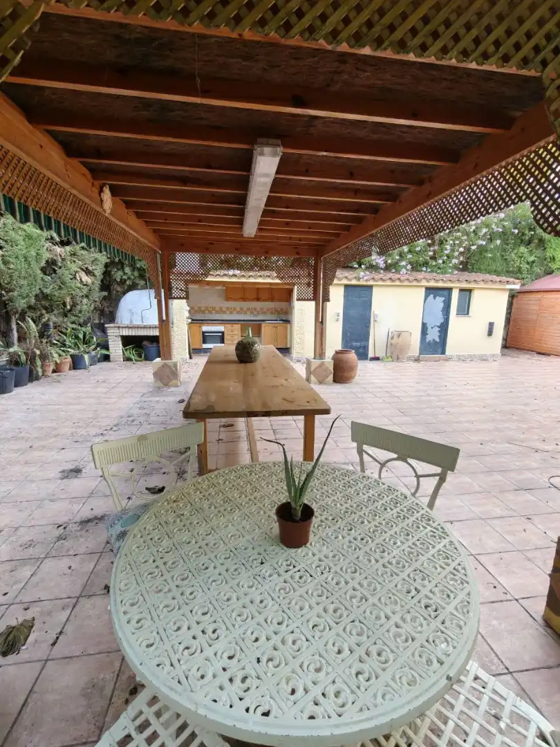 Terraza de Casa o chalet de alquiler en San Vicente del Raspeig / Sant Vicent del Raspeig con Aire acondicionado, Calefacción y Jardín privado