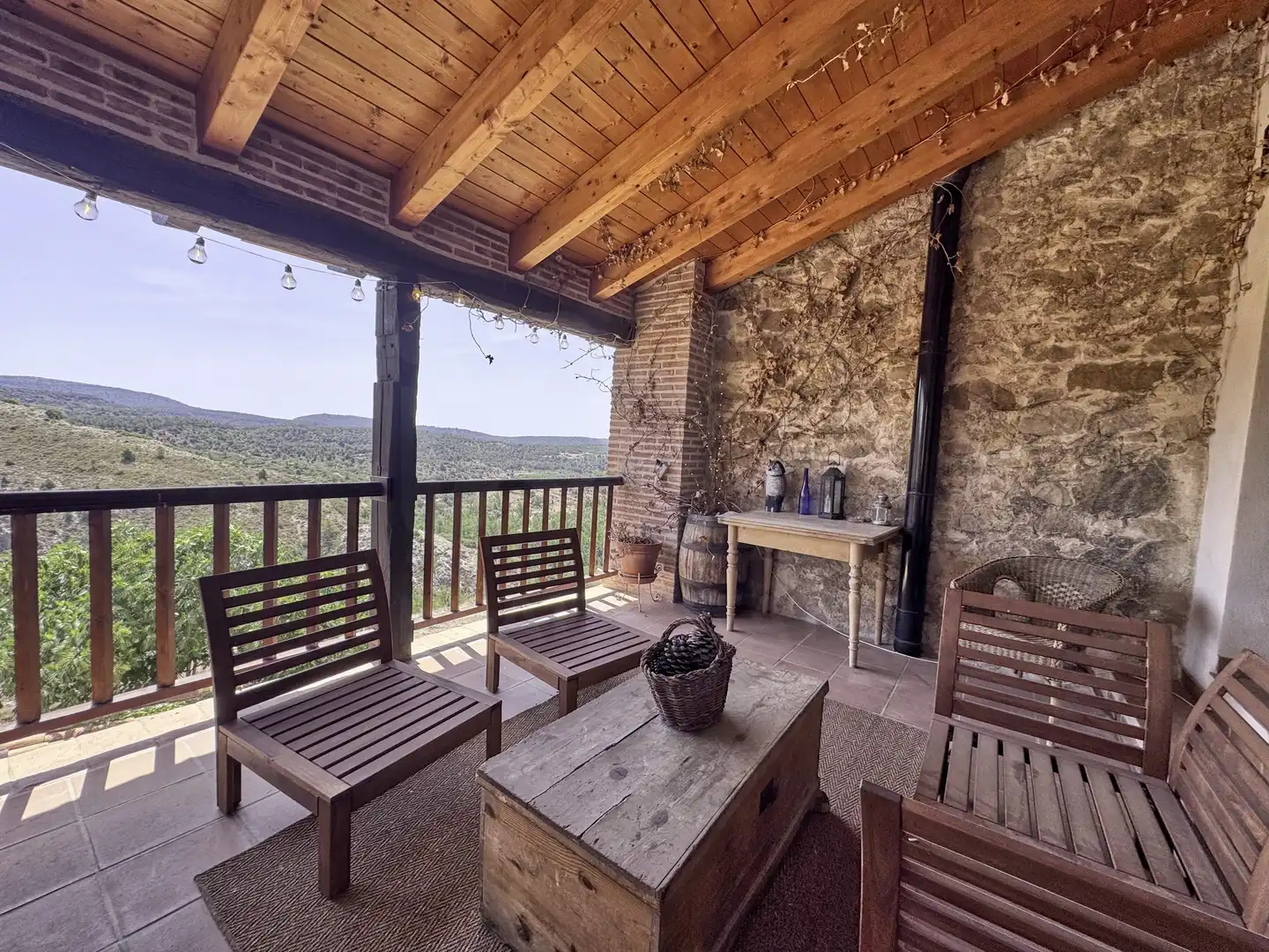 Terrace of Country homes for sale in Rubielos de Mora  with Heating and Terrace