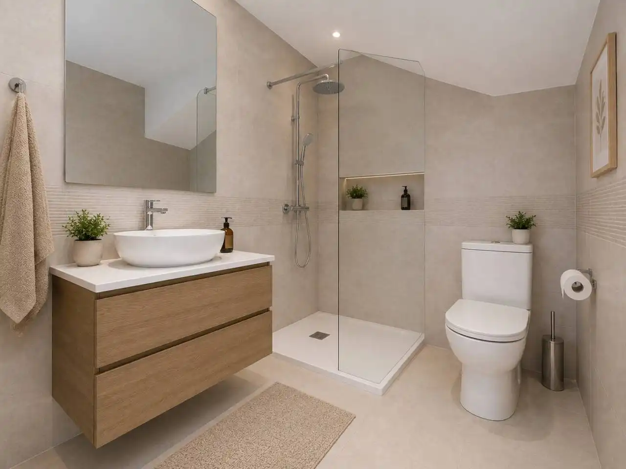 Baño de Dúplex en venta en Vilanova del Vallès con Aire acondicionado, Calefacción y Terraza
