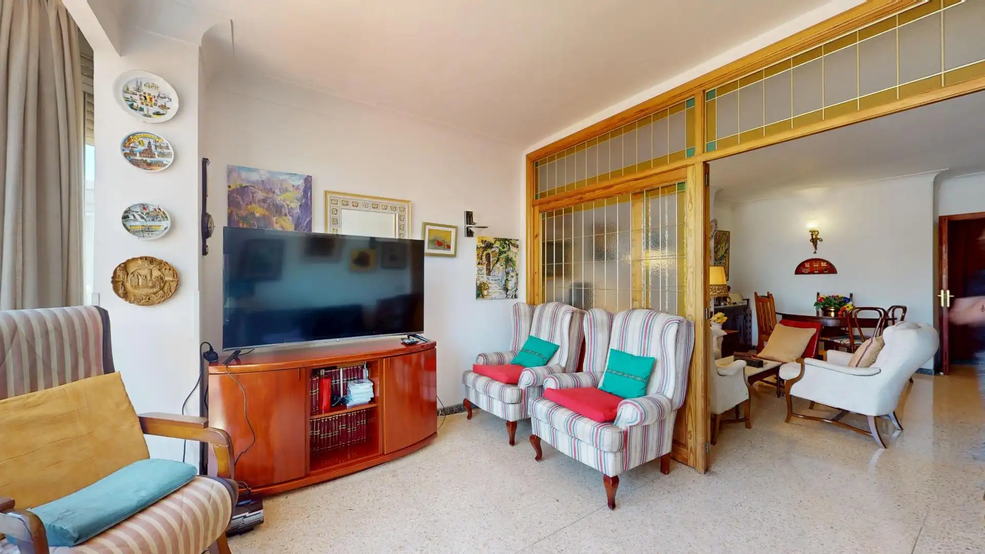 Sala de estar de Piso en venta en  Palma de Mallorca
