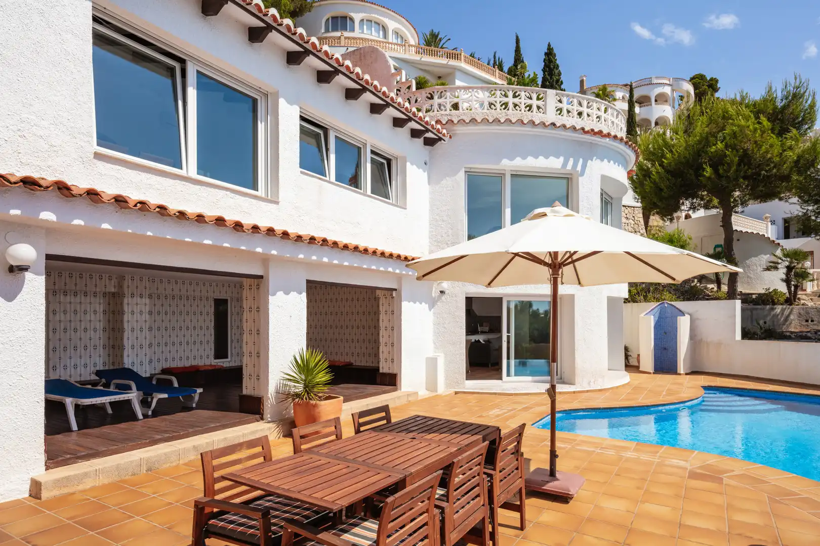 Terraza de Casa o chalet en venta en Jávea / Xàbia con Aire acondicionado, Jardín privado y Terraza