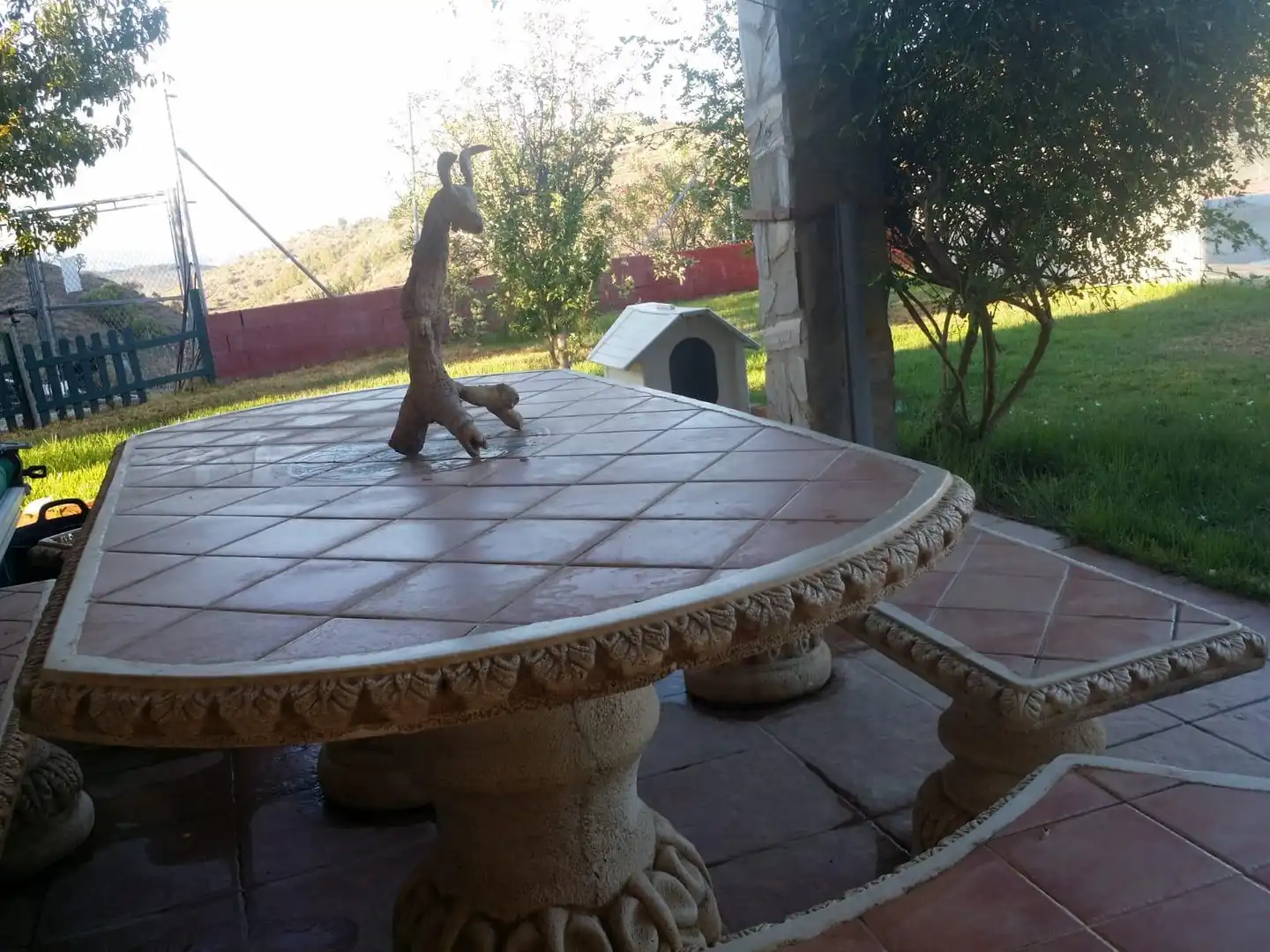 Garden of Houses for sale in Guaro  with Air Conditioner, Private garden and Terrace