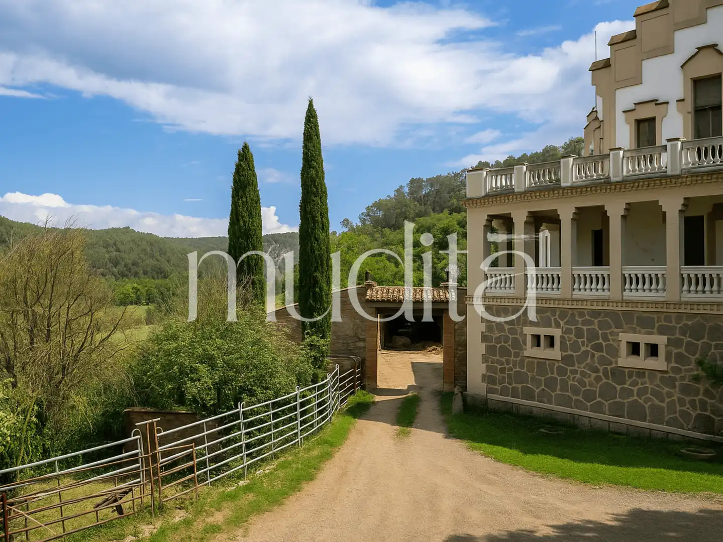 Vista exterior de Finca rústica en venda en Avinyó amb Jardí privat, Terrassa i Traster