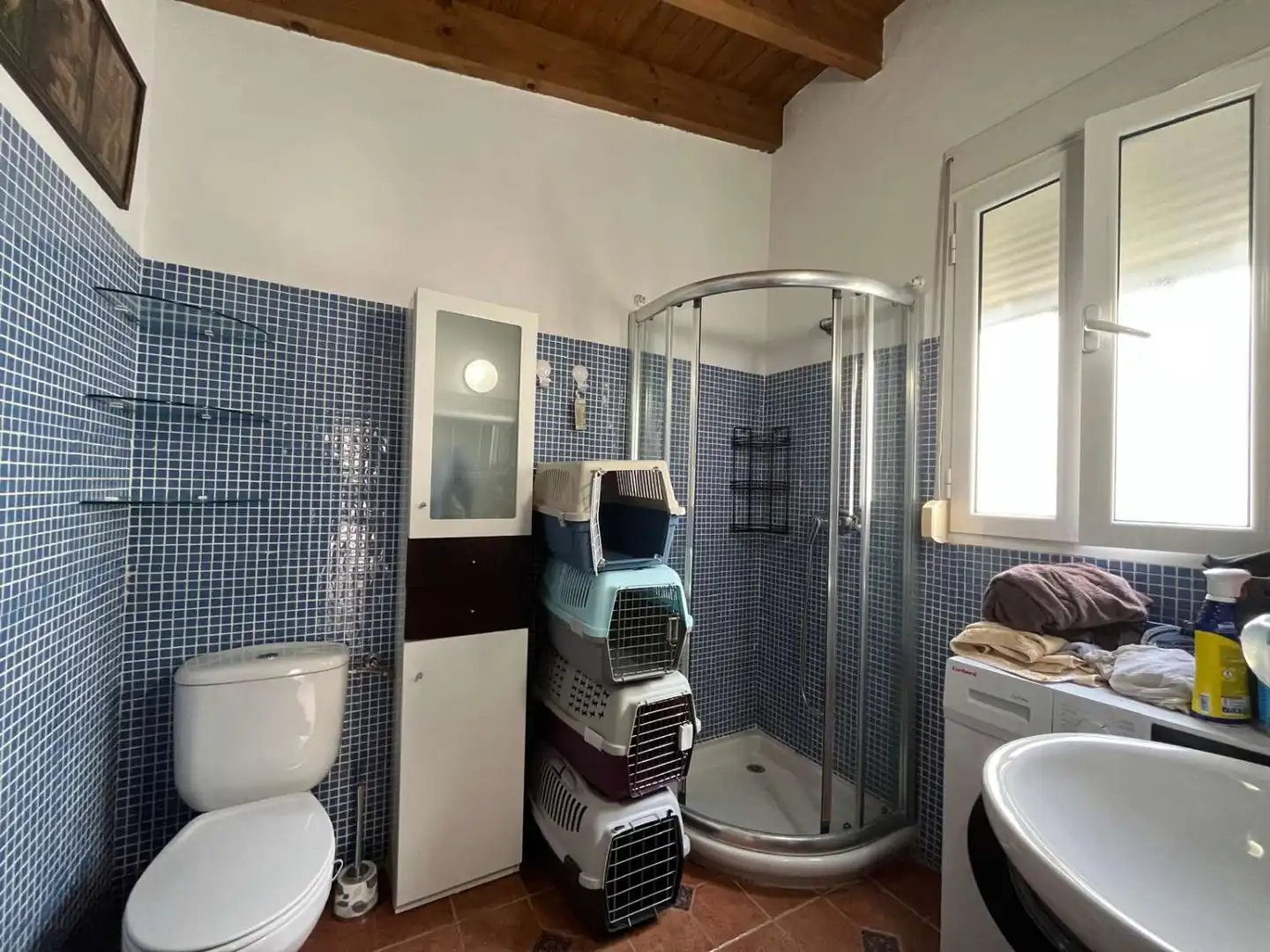 Bany de Apartament de lloguer en Cuevas del Almanzora amb Terrassa i Moblat