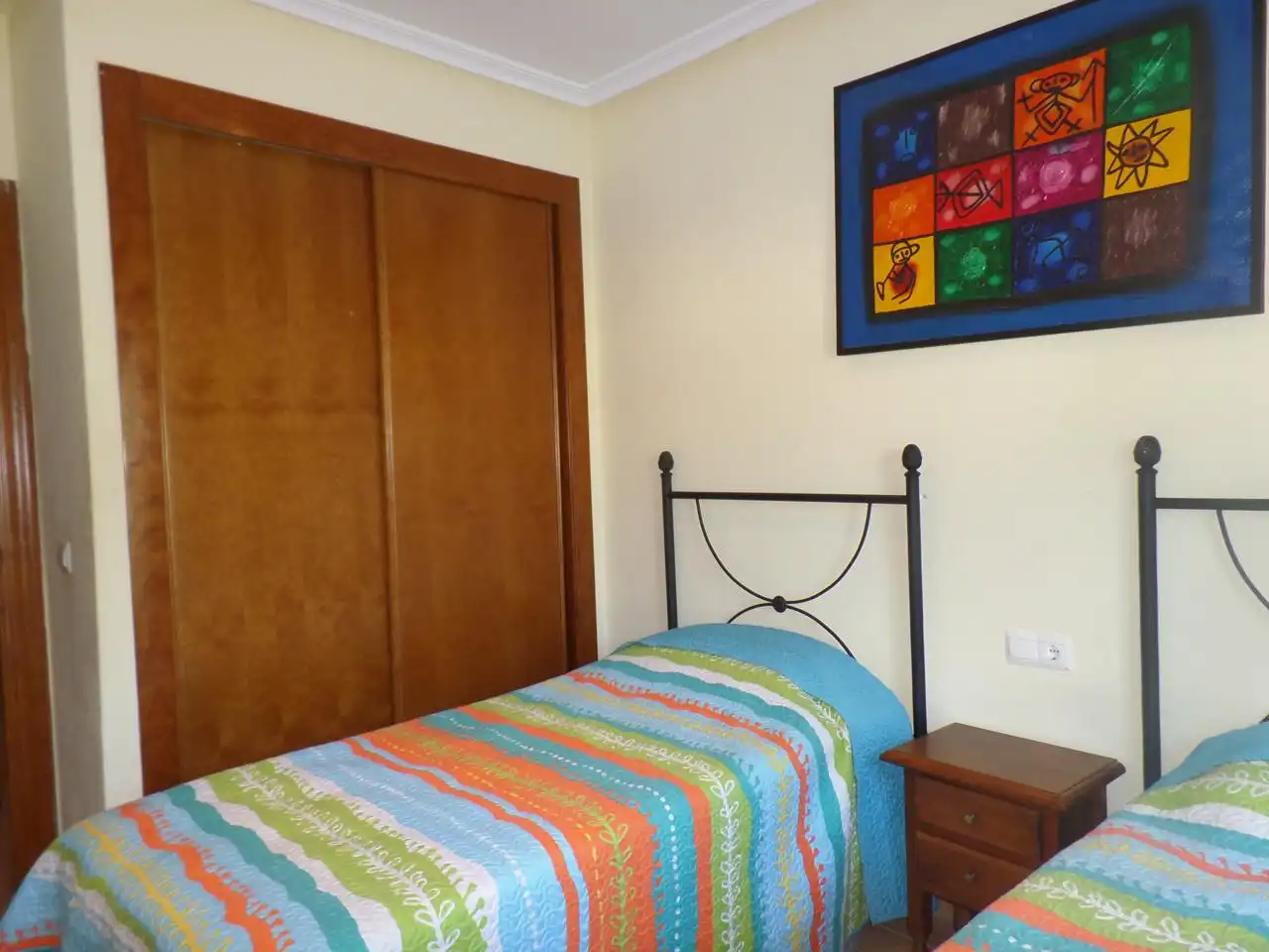 Schlafzimmer von Maisonette zur Miete in Vera mit Klimaanlage, Heizung und Privatgarten