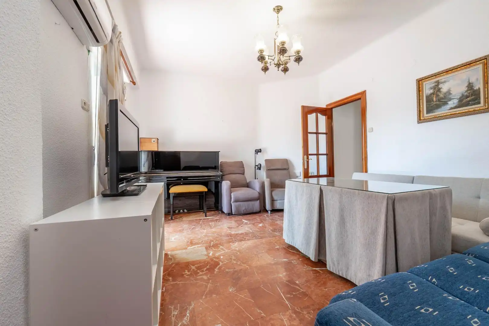 Living room of Attic for sale in Granada  with Air Conditioner, Terrace and Balcony