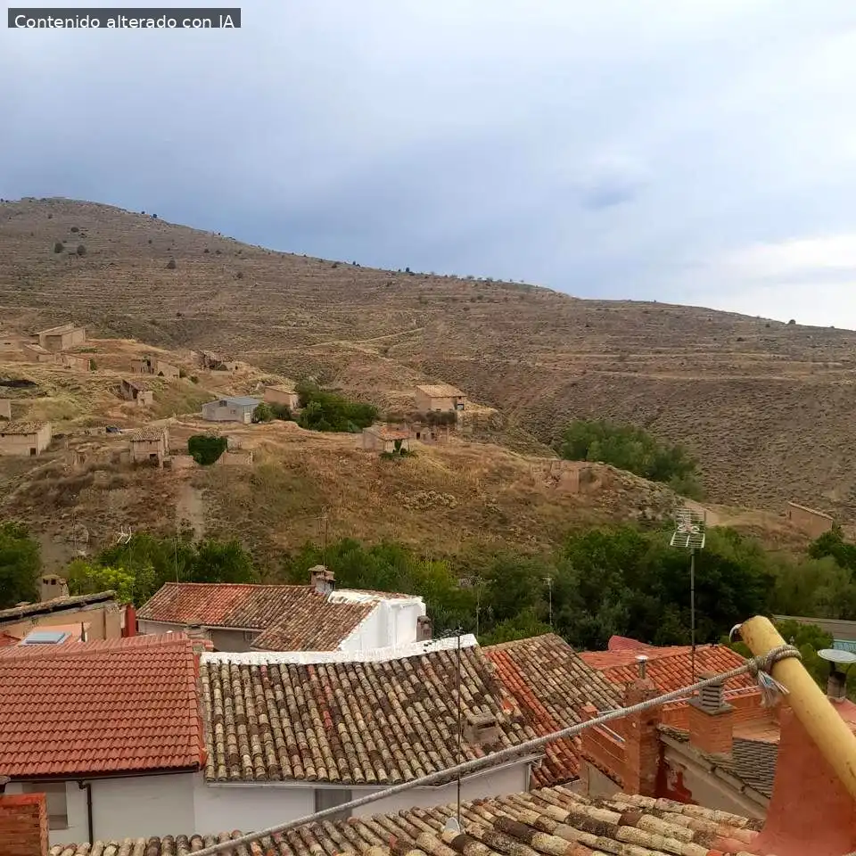 Vista exterior de Casa adosada en venta en Cascante del Río con Calefacción, Terraza y Balcón